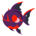 Dracula Fish Sticker